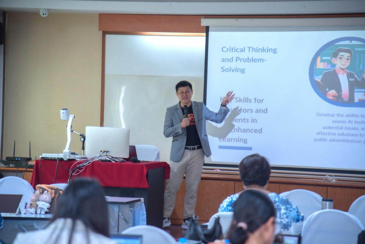 วพบ.นครพนม จัดโครงการเพิ่มตำแหน่งทางวิชาการ กิจกรรมการใช้ปัญญาประดิษฐ์ AI สำหรับช่วยทำงานวิจัยทางวิชาการและพัฒนางาน เพื่อเพิ่มตำแหน่งทางวิชาการ