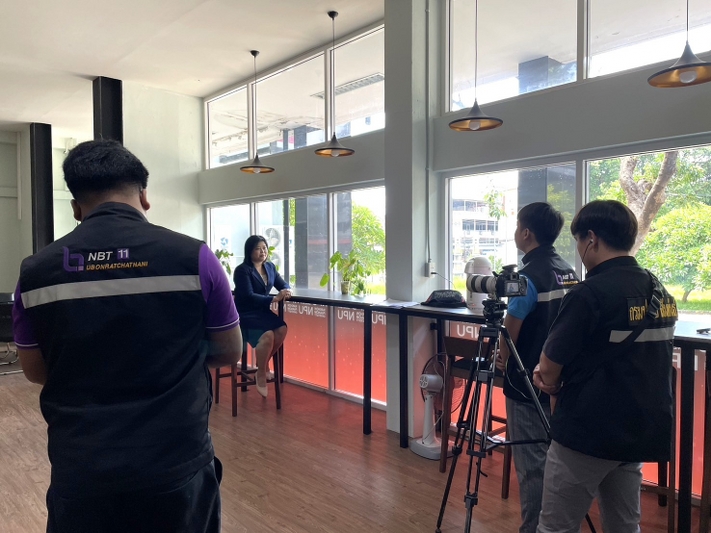 ม.นครพนม ให้สัมภาษณ์ NBT 11 จ.อุบลราชธานี หวังเตือนภัยออนไลน์และรู้เท่าทันการโจมตีทางไซเบอร์