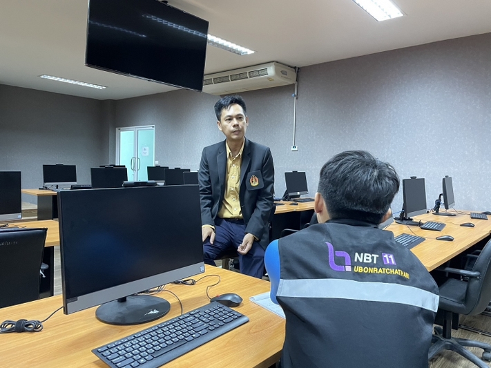 ม.นครพนม ให้สัมภาษณ์ NBT 11 จ.อุบลราชธานี หวังเตือนภัยออนไลน์และรู้เท่าทันการโจมตีทางไซเบอร์