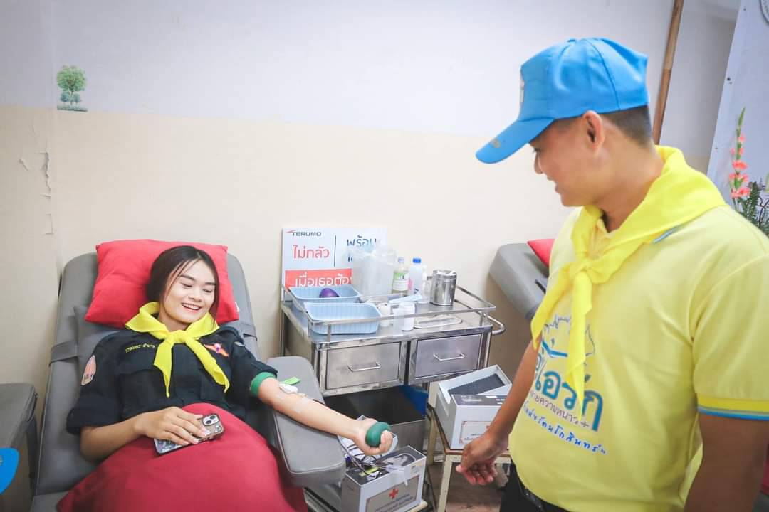 นศท. ม.นครพนม ร่วมกิจกรรม “เติมคนดีครั้งยิ่งใหญ่ 1 ล้านคนให้สังคม รด.จิตอาสา เราทำความดีด้วยหัวใจ