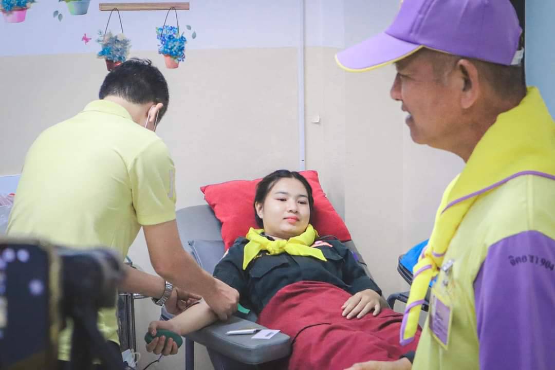 นศท. ม.นครพนม ร่วมกิจกรรม “เติมคนดีครั้งยิ่งใหญ่ 1 ล้านคนให้สังคม รด.จิตอาสา เราทำความดีด้วยหัวใจ