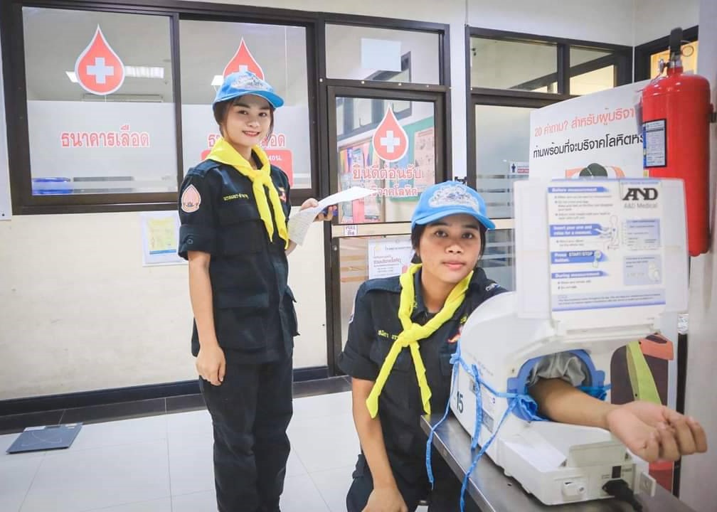 นศท. ม.นครพนม ร่วมกิจกรรม “เติมคนดีครั้งยิ่งใหญ่ 1 ล้านคนให้สังคม รด.จิตอาสา เราทำความดีด้วยหัวใจ