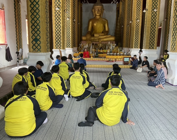 สาขาวิชาดนตรีศึกษา คณะครุศาสตร์ ร่วมแลกเปลี่ยนศิลปวัฒนธรรมด้าน “หมอลำพื้นบ้าน” ณ แขวงคำม่วน สปป.ลาว