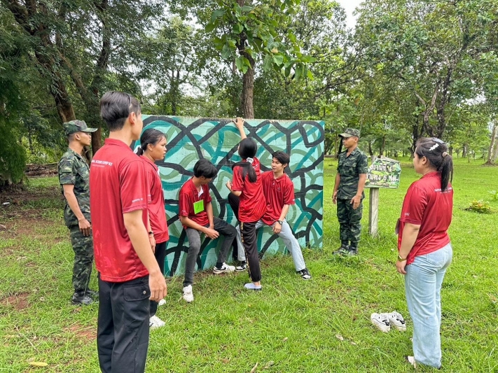 สาขาวิชาสัตวศาสตร์ คณะเกษตรและเทคโนโลยี จัดกิจกรรมเข้าค่ายพัฒนาศักยภาพการทำงานเป็นทีม “Cowboy in the Army Camp” ณ มณฑลทหารบกที่ 210 จ.นครพนม