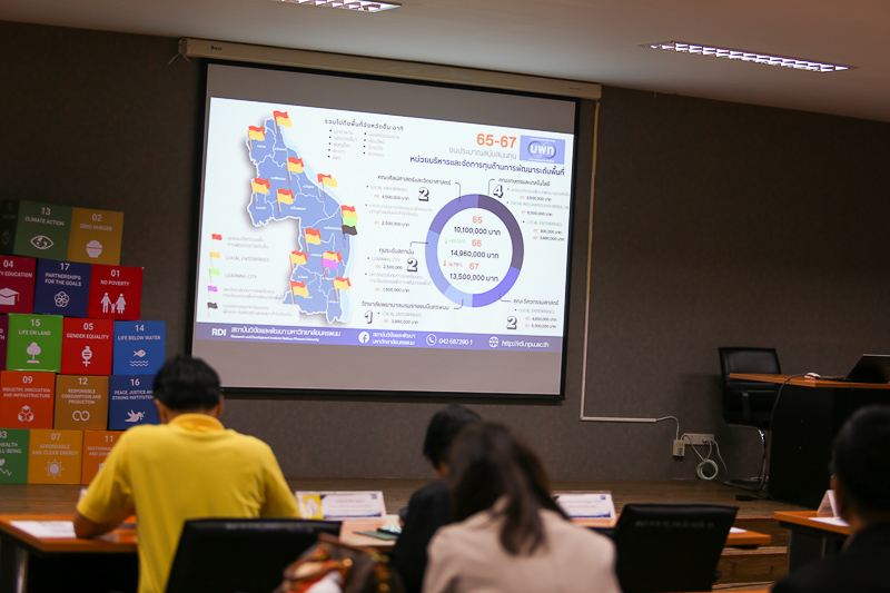 สถาบันวิจัยและพัฒนา ม.นครพนม จัดกิจกรรมทบทวนยุทธศาสตร์วิจัย และบริการวิชาการเชิงพื้นที่มหาวิทยาลัยนครพนม