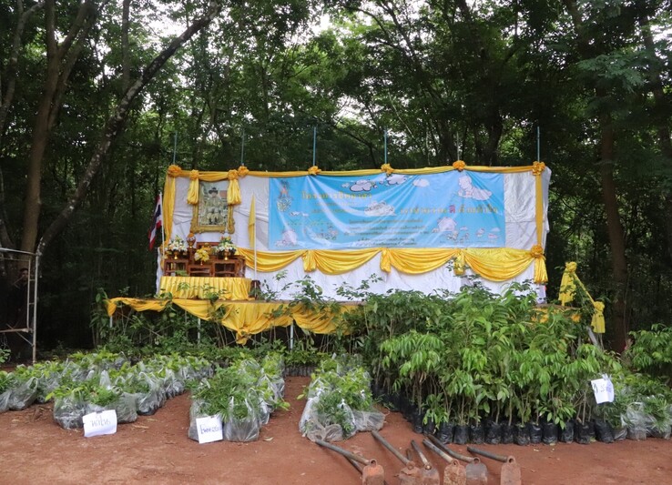 จิตอาสา 904 ม.นครพนม ร่วมกิจกรรมปลูกป่าเฉลิมพระเกียรติพระบาทสมเด็จพระเจ้าอยู่หัวเนื่องในโอกาสมหามงคลเฉลิมพระชนมพรรษา 6 รอบ 72 พรรษา