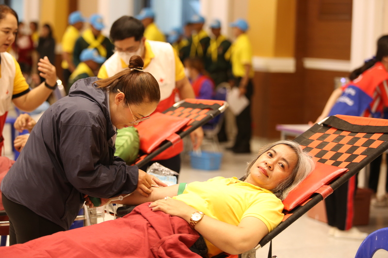 ม.นครพนม รวมพลังจิตอาสาทำความดี บริจาคโลหิต เนื่องในโอกาสพระราชพิธีมหามงคลเฉลิมพระชนมพรรษา 6 รอบ 28 กรกฎาคม 2567 และเฉลิมฉลองครบรอบ 19 ปี มหาวิทยาลัยนครพนม