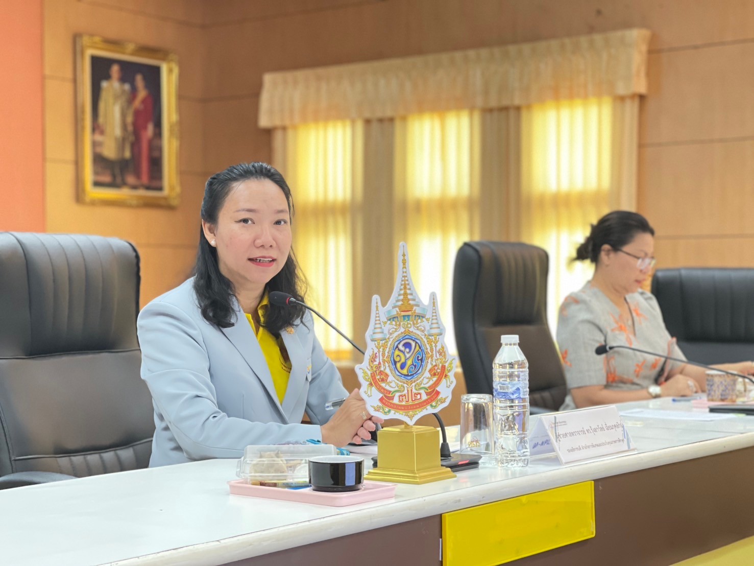 แผนกประกันคุณภาพการศึกษา จัดประชุมชี้แจงตัวบ่งชี้และเกณฑ์การประกันคุณภาพการศึกษา ระดับหน่วยงานสนับสนุน ประจำปีการศึกษา พ.ศ.2567
