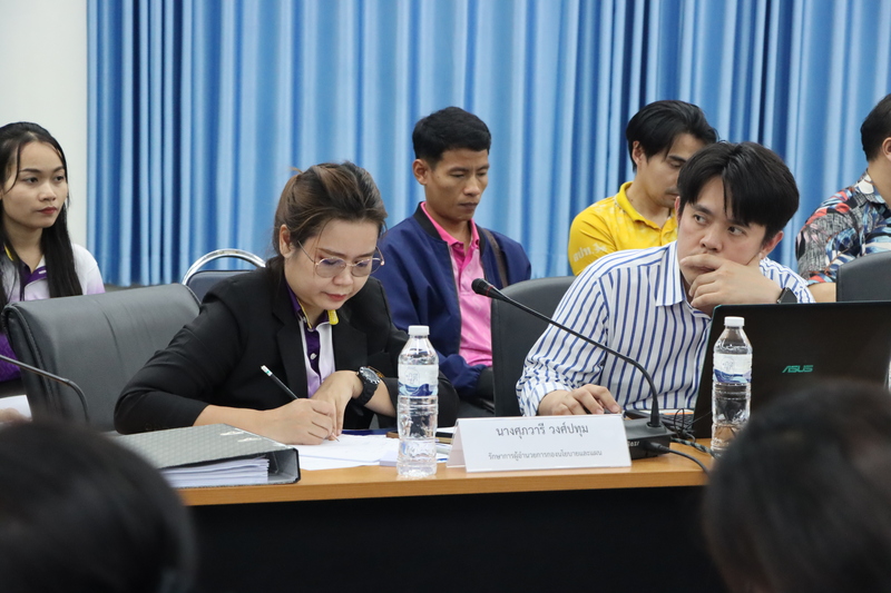 รก.อธิการบดี ม.นครพนม ลงพื้นที่พบปะบุคลากรกองนโยบายและแผน สำนักงานอธิการบดี