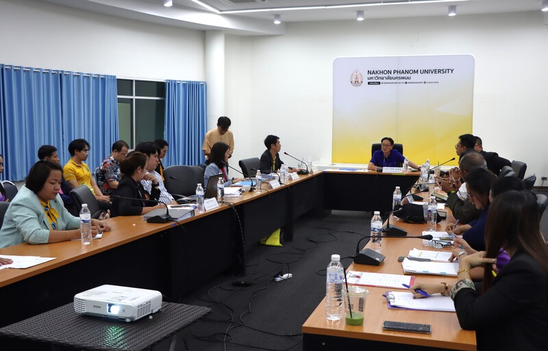 รก.อธิการบดี ม.นครพนม ลงพื้นที่พบปะบุคลากรกองนโยบายและแผน สำนักงานอธิการบดี