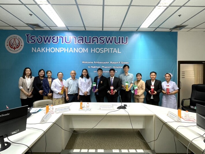 ม.นครพนม เข้าหารือแนวทางการวางแผน การผลิตแพทย์ และบุคลากรด้านสาธารณสุข ภายใต้โครงการ 9 หมอ ณ โรงพยาบาลนครพนม