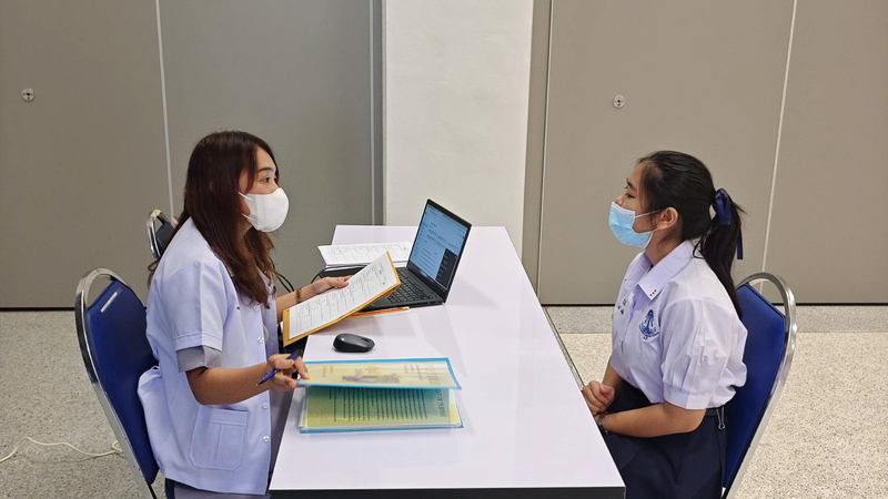 เทคนิคการแทพย์ ม.นครพนม จัดสอบสัมภาษณ์นักศึกษาใหม่ ปีการศึกษา 2568