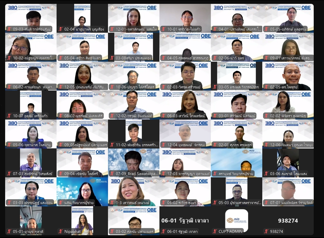 แผนกประกันคุณภาพการศึกษา ม.นครพนม จัดอบรมหลักสูตรการออกแบบหลักสูตรตามแนวทาง OBE (Backward Curriculum Design) In House Training รุ่นที่ 1