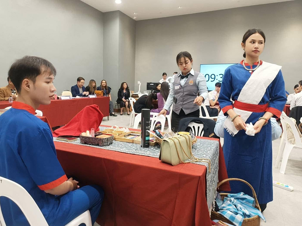 นักศึกษาวิทยาลัยการท่องเที่ยวฯ มนพ. คว้ารางวัลรองชนะเลิศอันดับ 2 รายการแข่งขันด้านการพัฒนาบุคลิกภาพ THM FAIR 2024