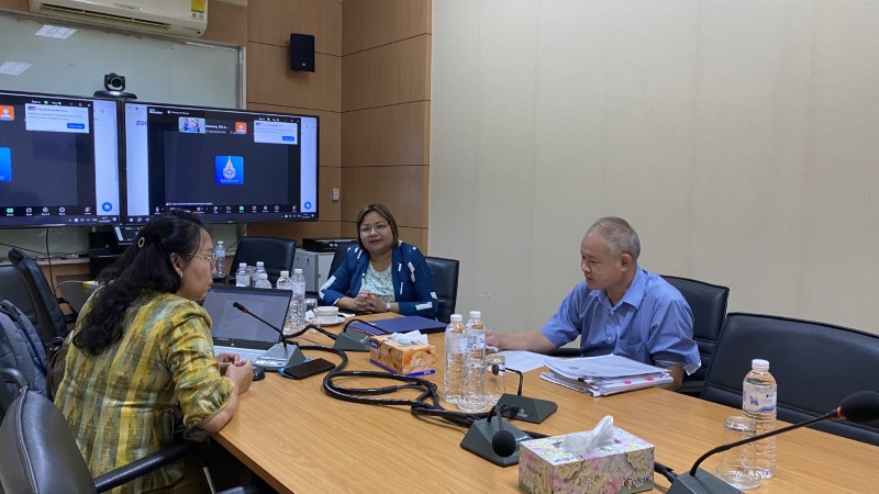 ม.นครพนม จัดประชุมร่วมหารือกับสํานักงานบริหารการผลิตกําลังคนระบบสุขภาพปฐมภูมิร่วมกับสถาบันพระบรมราชชนก กระทรวงสาธารณสุข