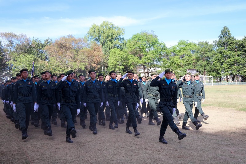 ม.นครพนม ร่วมพิธีกระทำสัตย์ปฏิญาณตนและพิธีสวนสนาม นศท. มทบ.210 ประจำปี 2567