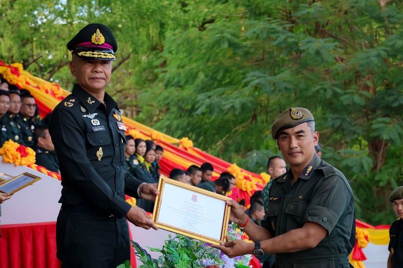 ม.นครพนม ร่วมพิธีกระทำสัตย์ปฏิญาณตนและพิธีสวนสนาม นศท. มทบ.210 ประจำปี 2567