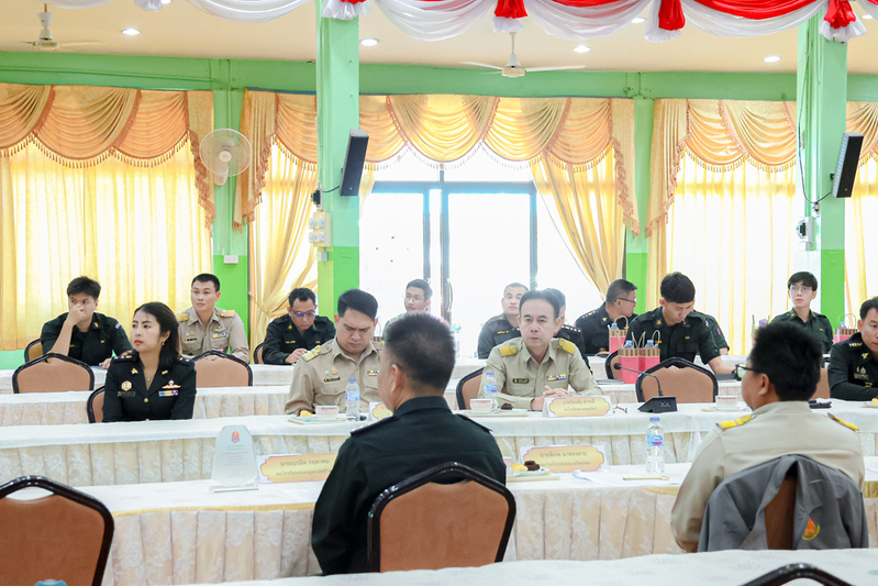 ผู้กำกับนักศึกษาวิชาทหาร ม.นครพนม ร่วมประชุมแนวทางการฝึกภาคสนาม ประจำปีการศึกษา 2567