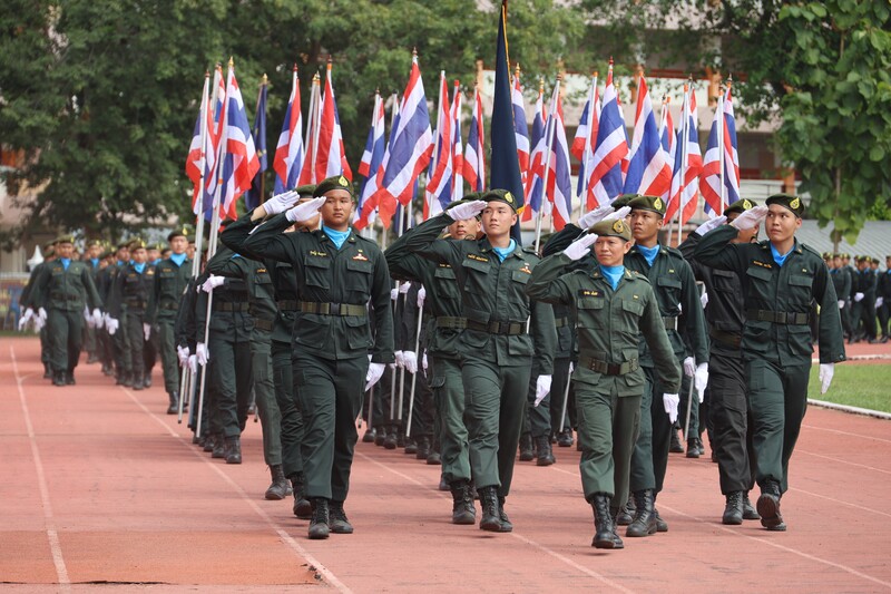 ม.นครพนม ร่วมพิธีสวนสนามปิดการฝึกภาคปกติ นศท. ประจำปี 2568