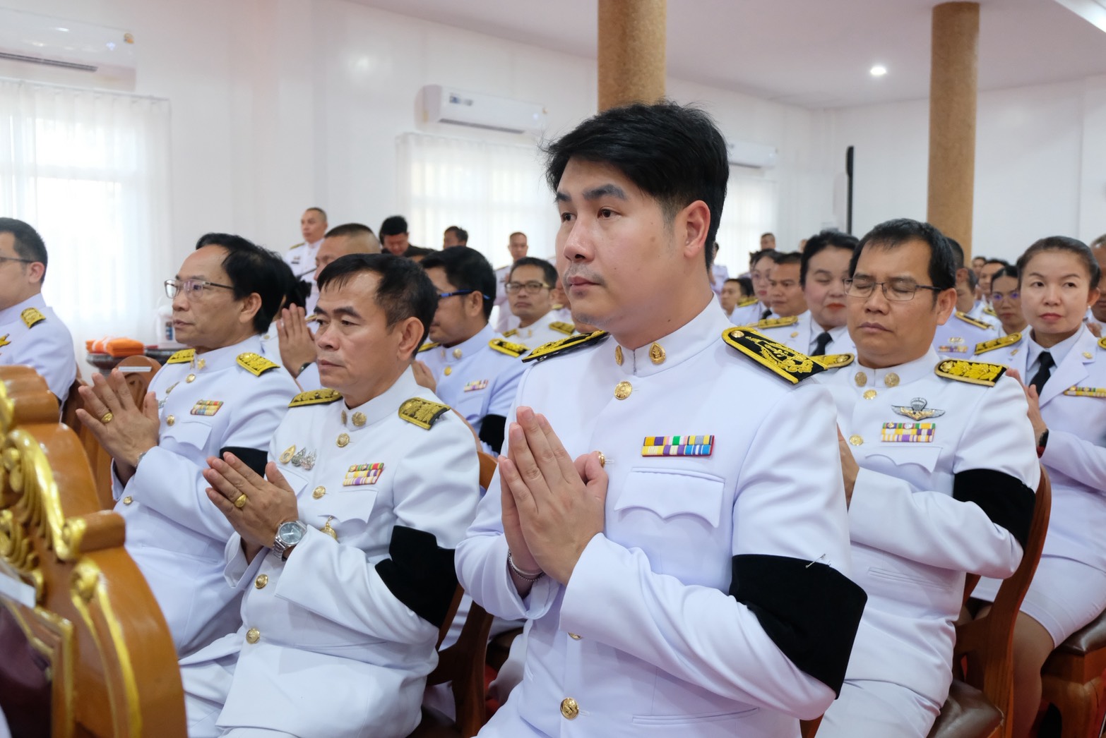 ม.นครพนม ร่วมประกอบพิธีบำเพ็ญกุศลปัญญาสมวาร 50 วัน อุทิศถวายเป็นพระราชกุศลแด่สมเด็จพระนางเจ้าสิริกิติ์ พระบรมราชินีนาถพระบรมราชชนนีพันปีหลวง