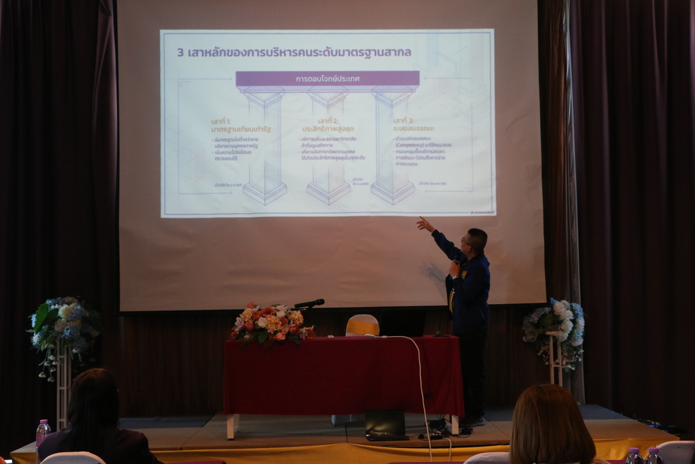 สำนักงานอธิการบดี มหาวิทยาลัยนครพนม จัดโครงการพัฒนาศักยภาพบุคลากร ศึกษาดูงานและแลกเปลี่ยนเรียนรู้การบริหารองค์กร