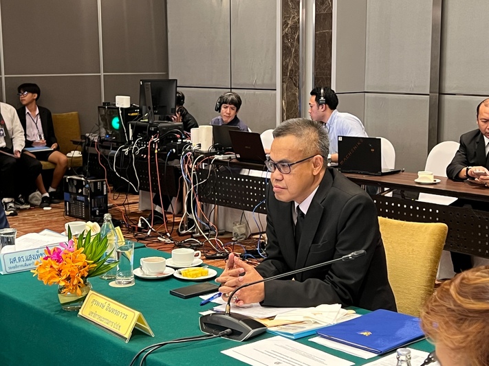 ม.นครพนม ร่วมประชุมขับเคลื่อนหลักสูตรต้านทุจริตศึกษาและบูรณาการกฎหมาย ป.ป.ช. สู่การจัดการเรียนการสอน