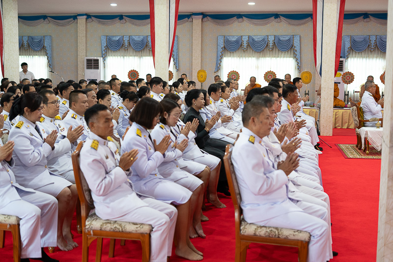 ม.นครพนม ร่วมประกอบพิธีบำเพ็ญกุศล ในวาระครบ 15 วัน (ปัณรสมวาร) แห่งการสิ้นพระชนม์ ถวายเป็นพระกุศลแด่ สมเด็จพระเจ้าลูกเธอ เจ้าฟ้าพัชรกิติยาภา นเรนทิราเทพยวดี กรมหลวงราชสาริณีสิริพัชร มหาวัชรราชธิดา