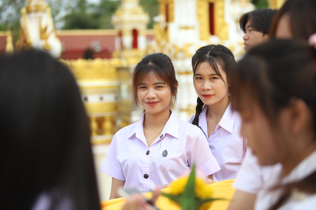 NPU Begins Academic Year with Sacred Phra That Phanom Tradition