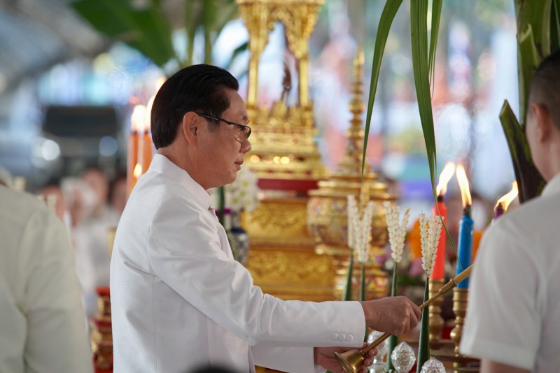 ม.นครพนม ร่วมพิธีบวงสรวงศาลหลักเมือง เสริมสิริมงคลก่อนงานไหลเรือไฟ 2569