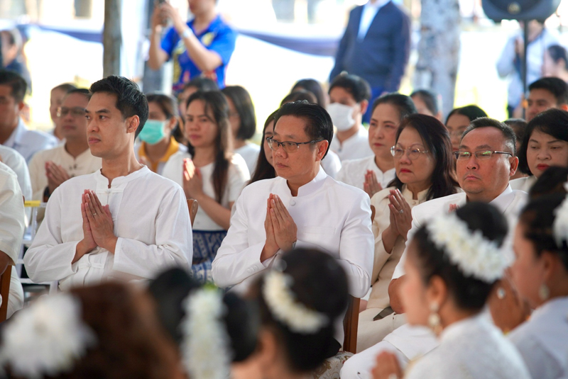 ม.นครพนม ร่วมพิธีบวงสรวงศาลหลักเมือง เสริมสิริมงคลก่อนงานไหลเรือไฟ 2569