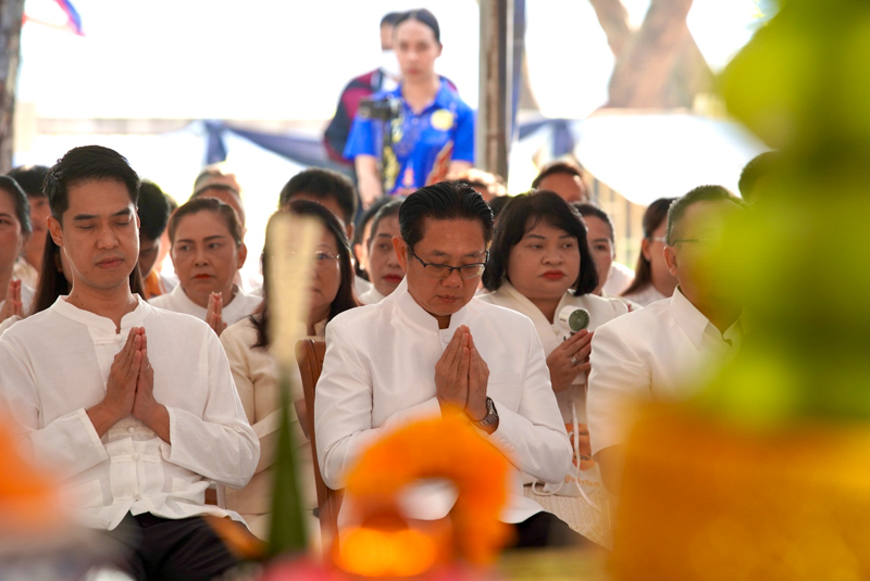 ม.นครพนม ร่วมพิธีบวงสรวงศาลหลักเมือง เสริมสิริมงคลก่อนงานไหลเรือไฟ 2569