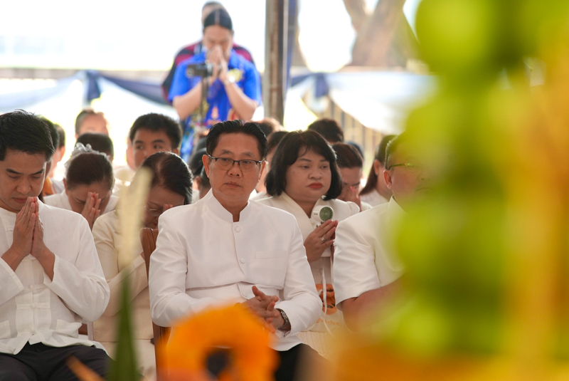 ม.นครพนม ร่วมพิธีบวงสรวงศาลหลักเมือง เสริมสิริมงคลก่อนงานไหลเรือไฟ 2569