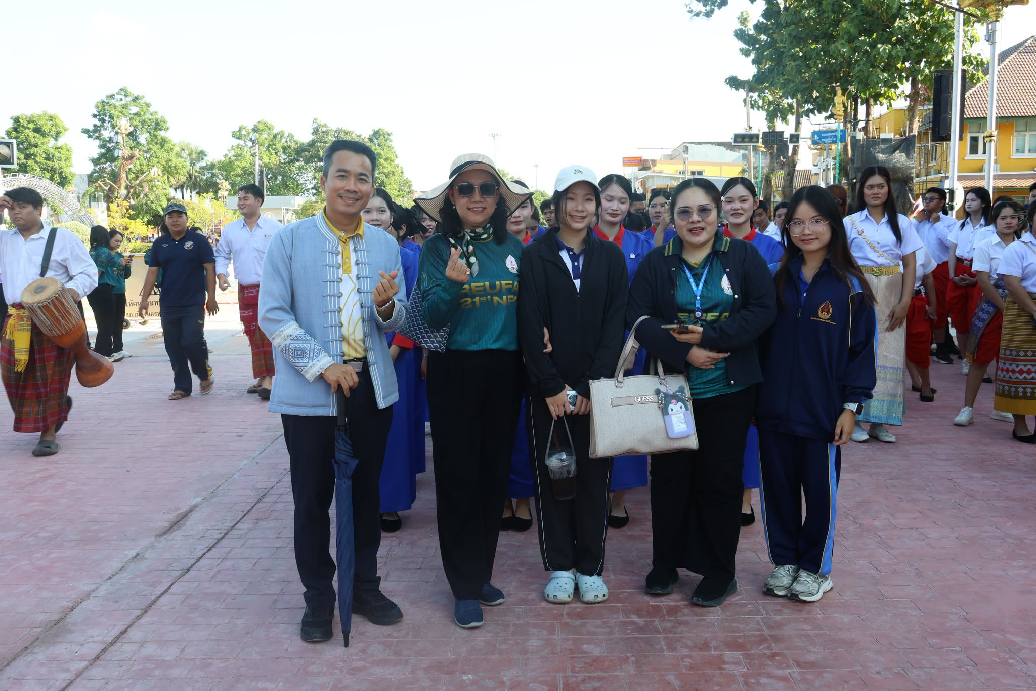 Nakhon Phanom University Celebrates Global Success with Victory Parade for Nakhon Phanom Illuminated Boat Festival