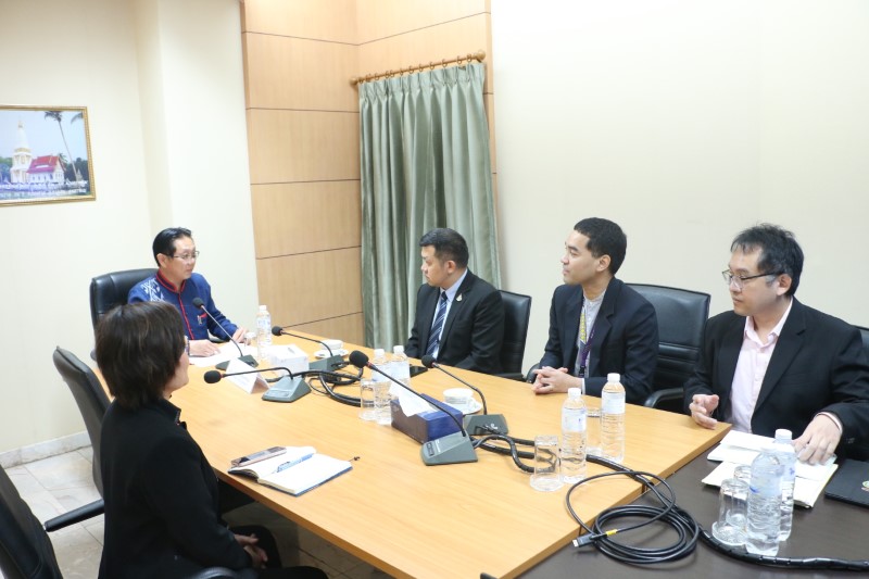 ผอ. ป.ป.ช. เข้าพบ เพื่อหารือเรื่องการผลักดันหลักสูตรต่อต้านทุจริตศึกษาร่วมกับคณะครุศาสตร์ มนพ