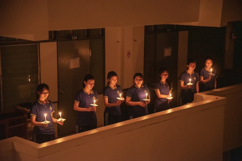 วพบ.นครพนม จัดกิจกรรมรับน้องเข้าหอของนักศึกษาหลักสูตรพยาบาลศาสตร์ชั้นปีที่ 1 รุ่นที่ 32 ประจำปีการศึกษา 2567