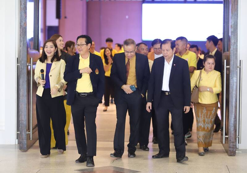Nakhon Phanom University Conducts Merit-Making Ceremony for Mekong Subregion Conference Hall and Officially Opens the Building