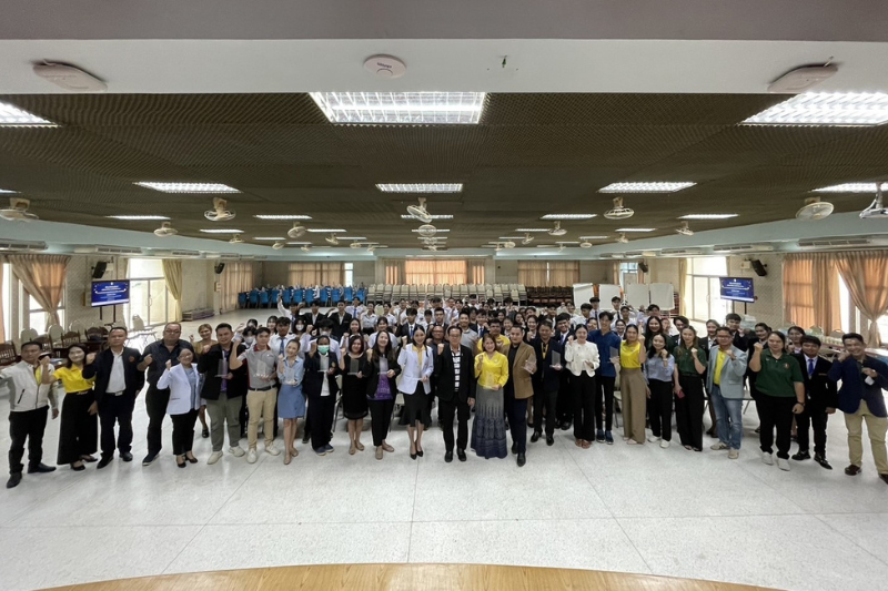 ม.นครพนม จัดกิจกรรมพัฒนาศักยภาพบุคลากรด้านกิจการนักศึกษา ผู้นำนักศึกษา และส่งมอบงานองค์การนักศึกษา สภานักศึกษา ประจำปี 2567