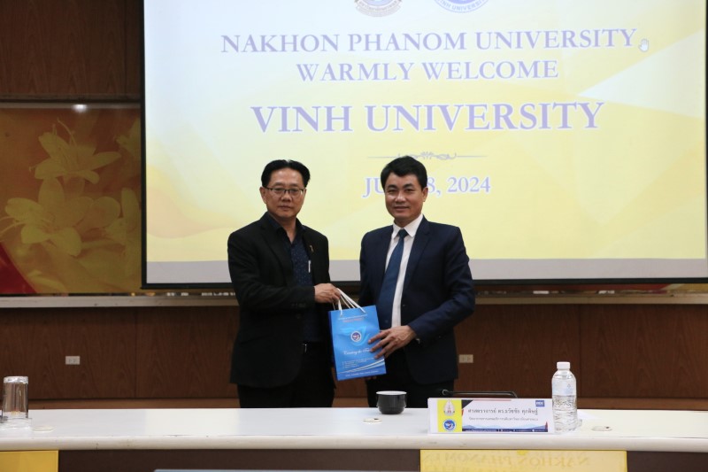 Nakhon Phanom University Collaborates with Vinh University, Socialist Republic of Vietnam, on Historical-Cultural Tourism Exchange Project in the Central Mekong Basin, Nakhon Phanom Province