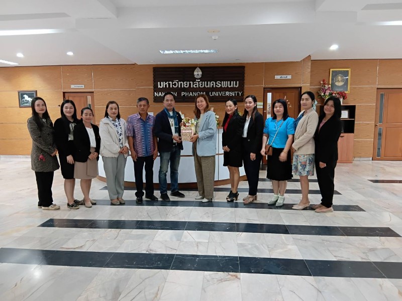 คณะเกษตรและเทคโนโลยี ม.นครพนม เข้าสวัสดีปีใหม่พร้อมแสดงความยินดี ศ. ดร.ธวัชชัย ศุภดิษฐ์ ในโอกาสได้รับโปรดเกล้าฯ ดำรงตำแหน่ง อธิการบดีมหาวิทยาลัยนครพนม