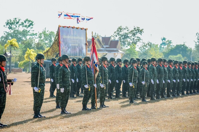 ม.นครพนม ร่วมพิธีกระทำสัตย์ปฏิญาณตนต่อธงชัยเฉลิมพล เนื่องในวันกองทัพไทย และวันกองทัพบก ประจำปี 2568