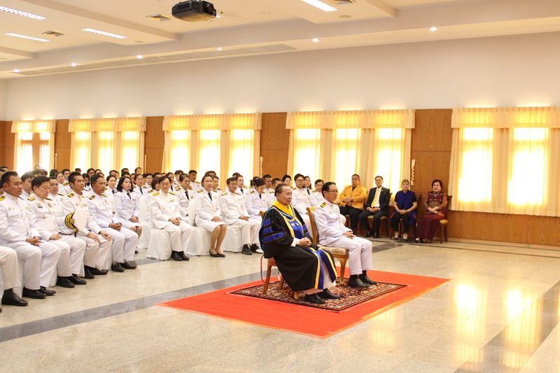 ม.นครพนม จัดพิธีรับสนองพระบรมราชโองการโปรดเกล้าฯ แต่งตั้งผู้ดำรงตำแหน่งอธิการบดี