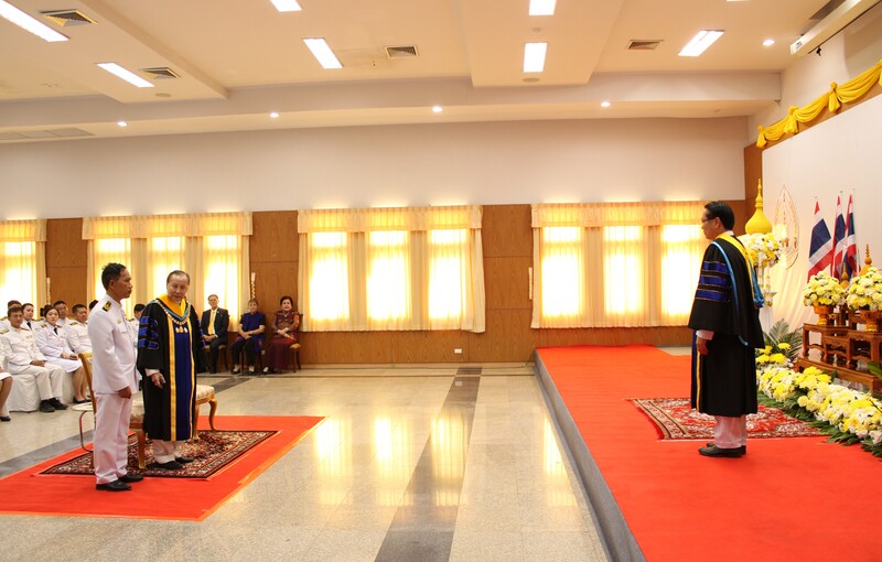 ม.นครพนม จัดพิธีรับสนองพระบรมราชโองการโปรดเกล้าฯ แต่งตั้งผู้ดำรงตำแหน่งอธิการบดี