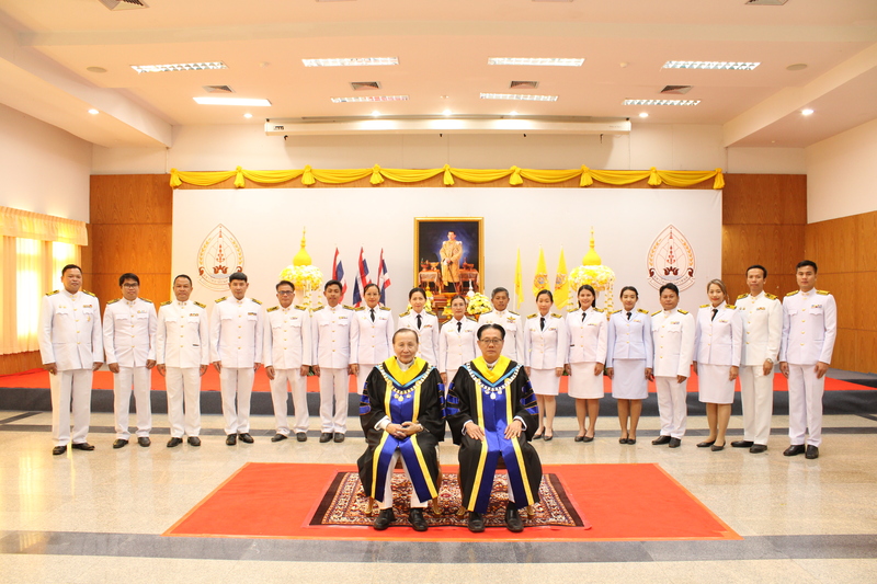 ม.นครพนม จัดพิธีรับสนองพระบรมราชโองการโปรดเกล้าฯ แต่งตั้งผู้ดำรงตำแหน่งอธิการบดี