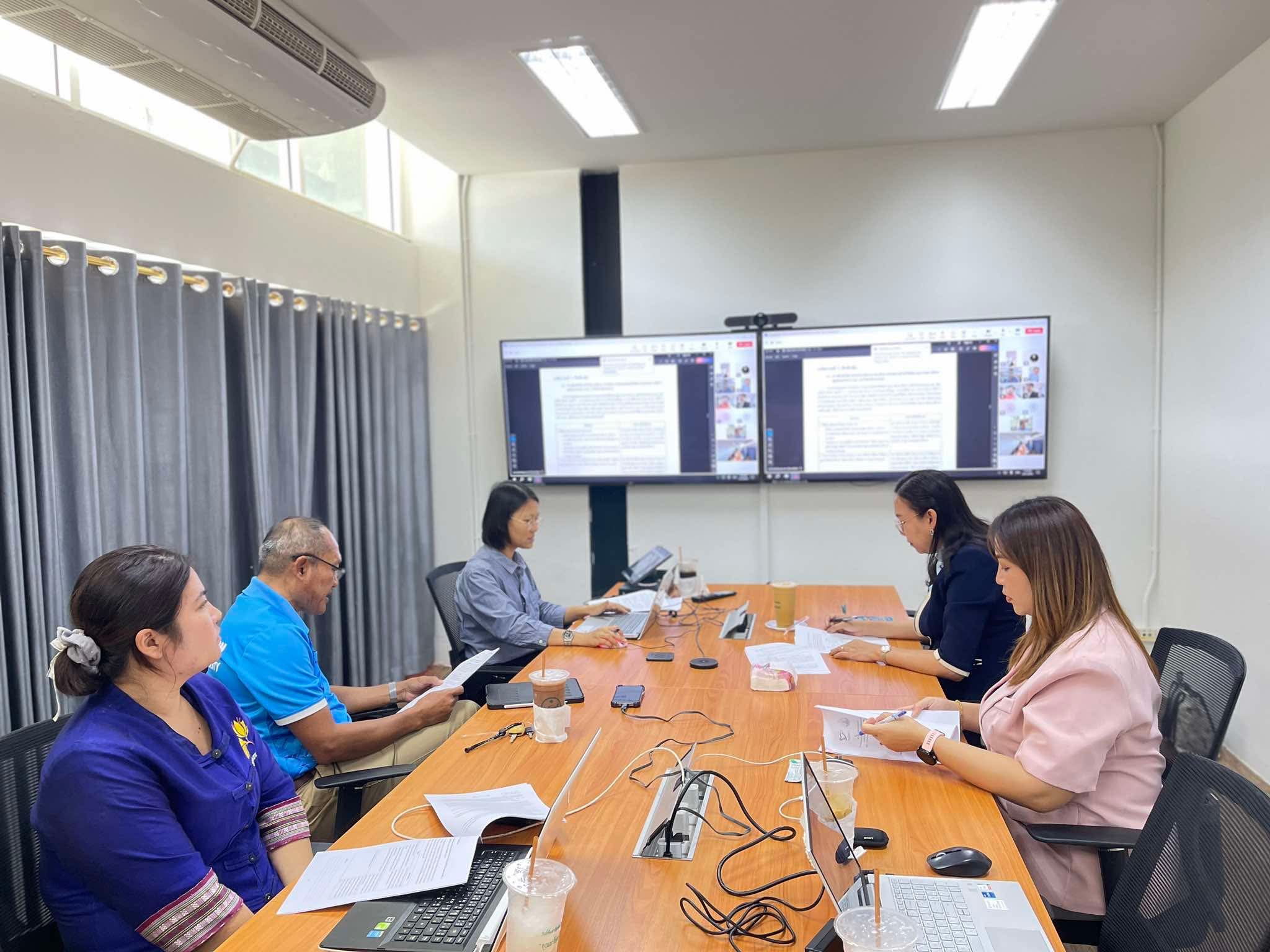 ประชุมโครงการส่งเสริมการนำผลประเมินไปใช้พัฒนาคุณภาพสถานศึกษา ประจำปีงบประมาณ พ.ศ. 2568 การลงพื้นที่ Site Visit Online ครั้งที่ 2 (สถานศึกษากลุ่มที่ 3 : โรงเรียนกฤชานันท์ และโรงเรียนเทพปัญญา)