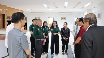 ชมรมศิษย์เก่าคณะเทคโนโลยีอุตสาหกรรม มอบเงินสนับสนุนและทุนการศึกษา จำนวน 150,000 บาท (The Alumni Club of the Faculty of Industrial Technology donated 150,000 baht in support and scholarships.)