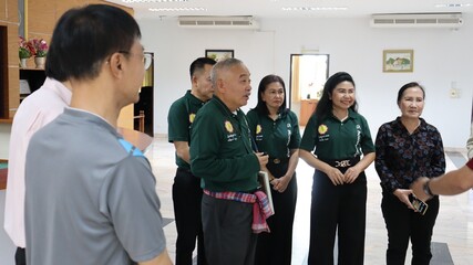 ชมรมศิษย์เก่าคณะเทคโนโลยีอุตสาหกรรม มอบเงินสนับสนุนและทุนการศึกษา จำนวน 150,000 บาท (The Alumni Club of the Faculty of Industrial Technology donated 150,000 baht in support and scholarships.)