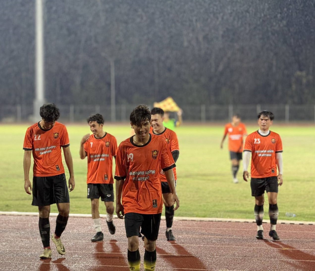 ม.นครพนม ทีมฟุตบอล NPU นครพนม ยูไนเต็ด ซักซ้อมการแข่งขันกีฬาฟุตบอลลีกสมัครเล่น รายการไทยแลนด์ เซมิโปร ลีก ฤดูกาล 2567/2568 เตรียมเยือนทีม จ.หนองบัวลำภู วันที่ 16 มีนาคม นี้