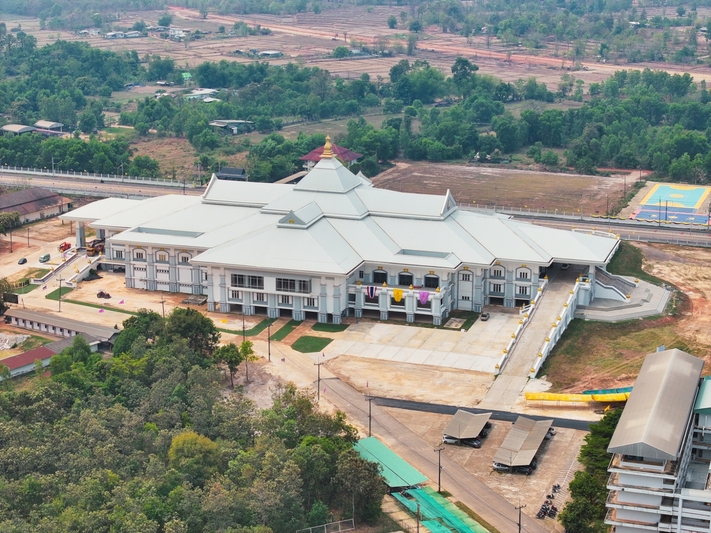 คืบหน้าการเตรียมความพร้อมงานพิธีพระราชทานปริญญาบัตร ม.นครพนม