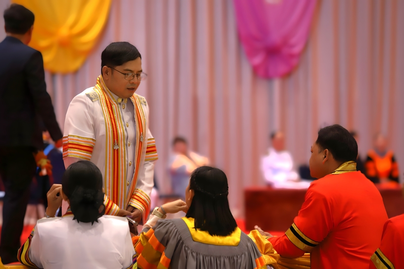 ม.นครพนม ซ้อมใหญ่พิธีพระราชทานปริญญาบัตร ประจำปีการศึกษา 2566