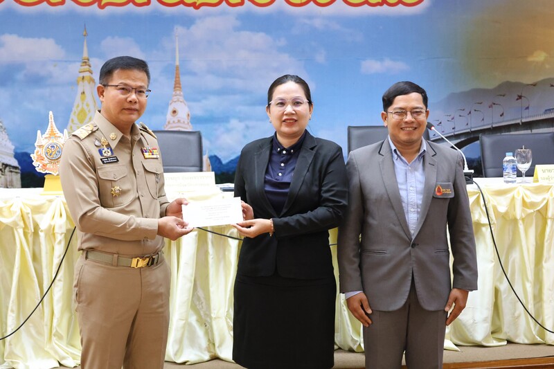 นักศึกษา ม.นครพนม เข้ารับทุนการศึกษา จาก “มูลนิธิเปรม ติณสูลานนท์ จังหวัดนครราชสีมา” ประจำปี 2568